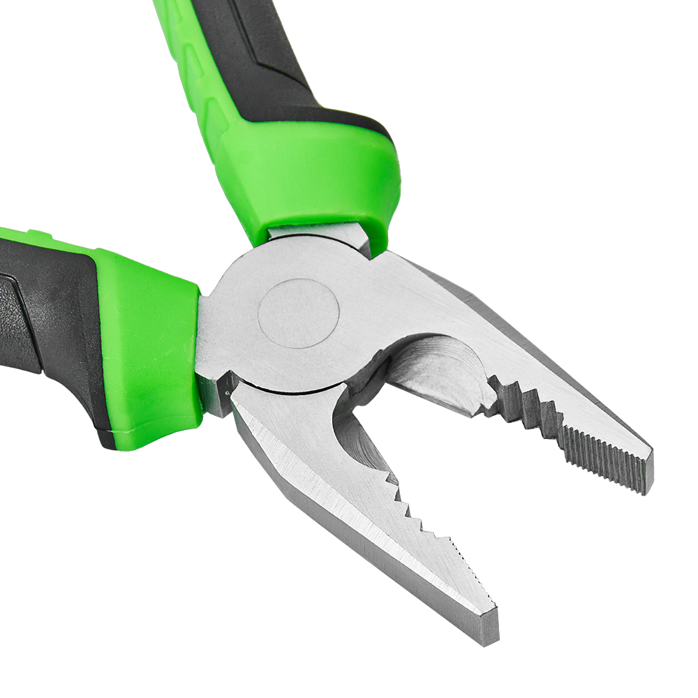 Плоскогубці комбіновані WINSO PRO 180мм, Cr-V, HRC 55-62, сатинове покриття, двокомпонентна ручка3