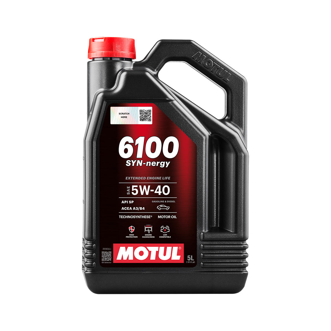 MOTUL 6100 Syn-nergy SAE 5W40 4X5 L - NEW1