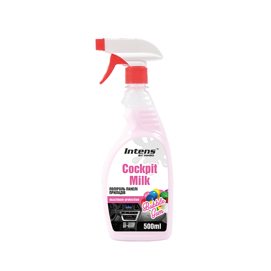 COCKPIT MILK INTENSE Bubble Gum поліроль - молочко для панелі приладів 500 мл (24шт/ящ)1