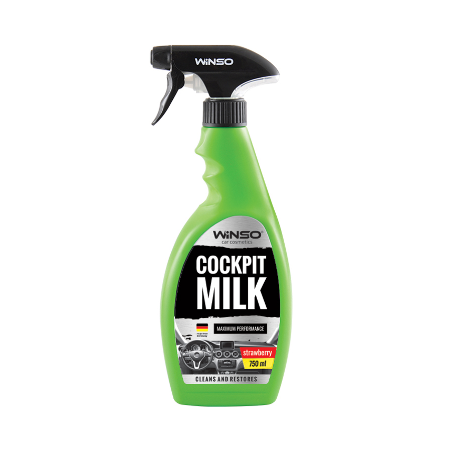 COCKPIT MILK Strawberry Поліроль-молочко для панелі приладів 750мл. (20шт/ящ)1