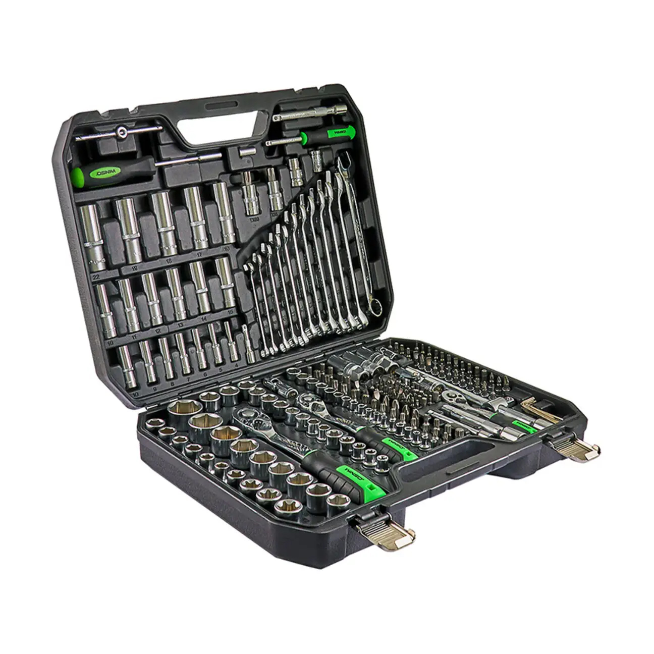 Професійний набір інструментів в кейсі WINSO Pro 1/2_, 1/4_, 3/8_ 72 T, CR-V, 219 од.0