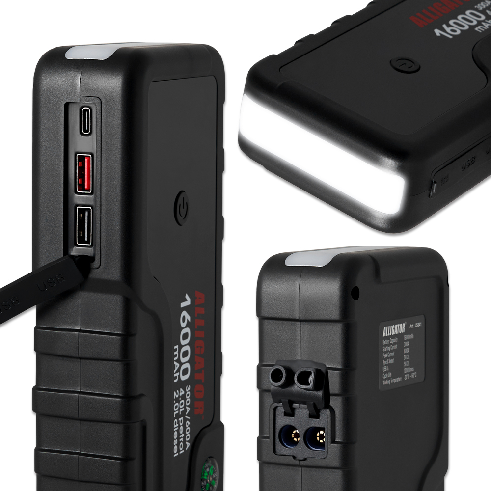 ALLIGATOR Пусковий пристрій 16000mAh 300A/600A (10шт.)2