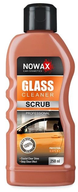 NOWAX   Абразивний очисник для скляних  поверхонь від водного каменя 250 мл1